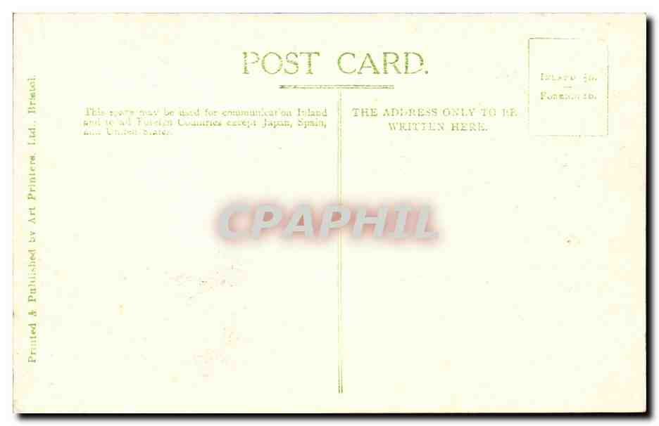 Grande Bretagne Great BRitain CPA Euchristic Congress London 1908 the great procession Sunday SEptember 13th — Rückseite