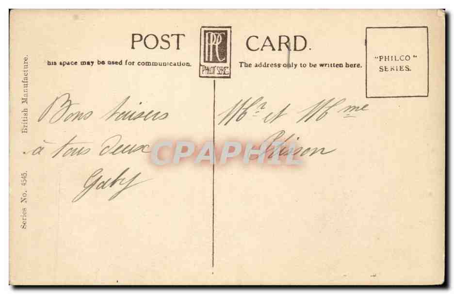 Grande Bretagne Great BRitain CPA the Auld Brig of Ayr Erecetd in 13th reopend by Lord Rosebery 1910 — Rückseite