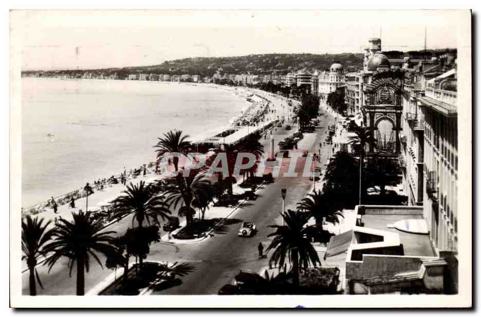 Nice CPA Promenade des anglais Vue prise de l'hotel Ruhl