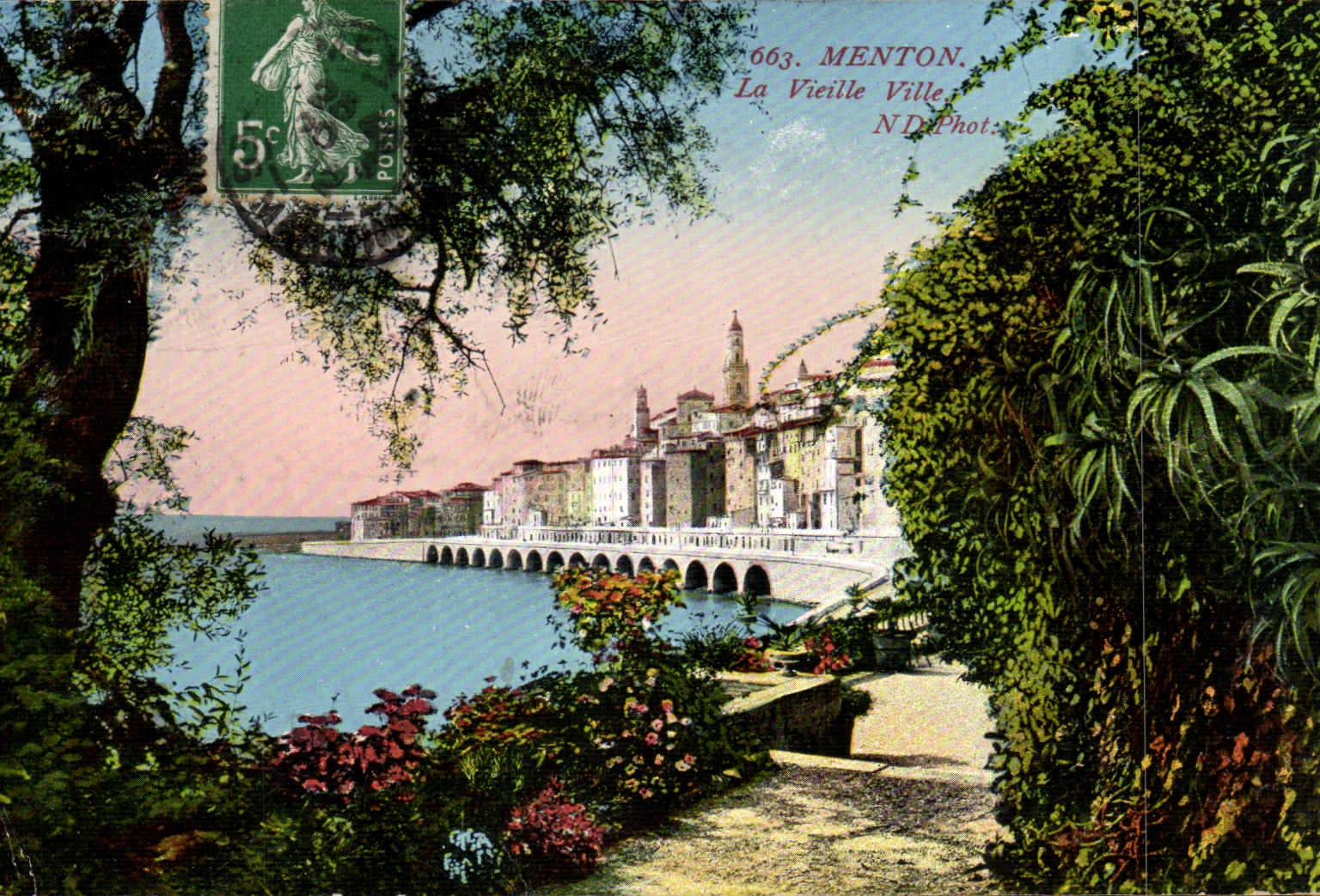 Menton CPA La vieille ville