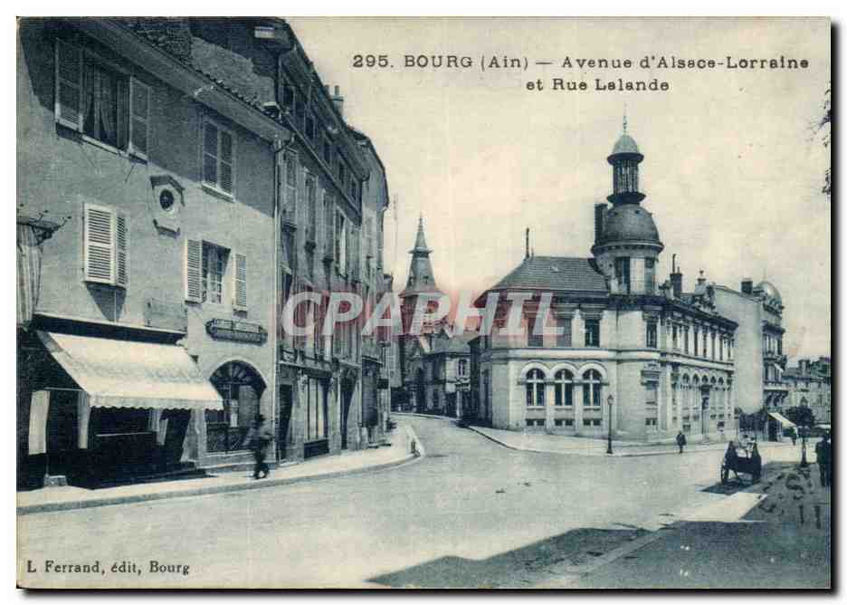 Bourg CPA Avenue d'Alsace Lorraine et rue lalande