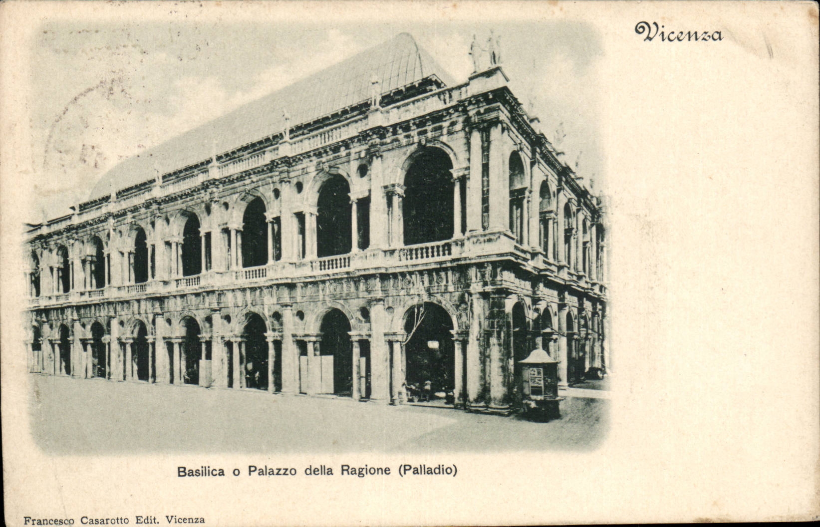 Italia - Italy - Italie - Vicenza - Venice - Basilica Palazzo della Regione Palladio - CPA 