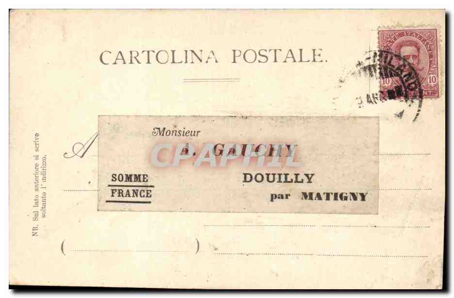 Italia - Italy - Italie - Vicenza - Venice - Basilica Palazzo della Regione Palladio - CPA  — Rückseite