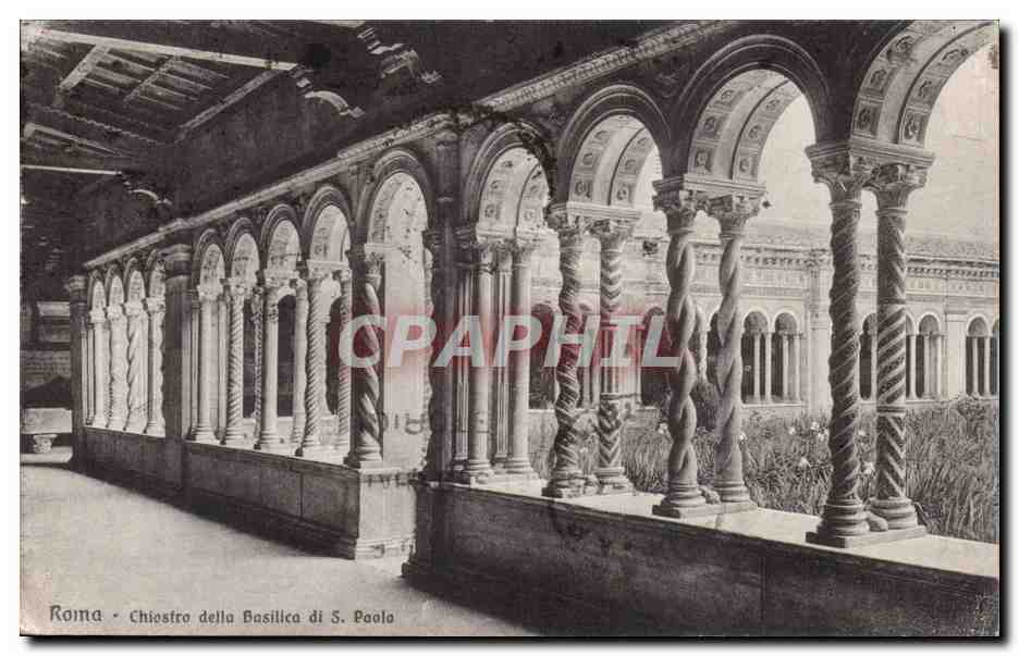Italia - Italy - Italie - Roma - Rome - Chiestro della Basilica di S Paolo - CPA 