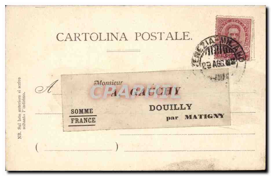 Italia - Italy - Italie - Vincenza - Loggia Bernardo ora Palazzo Communale - CPA  — Rückseite