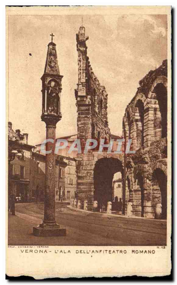 Italia - Italy - Italie - Verona - L'Ala Dell anfiteatro Romano - CPA 