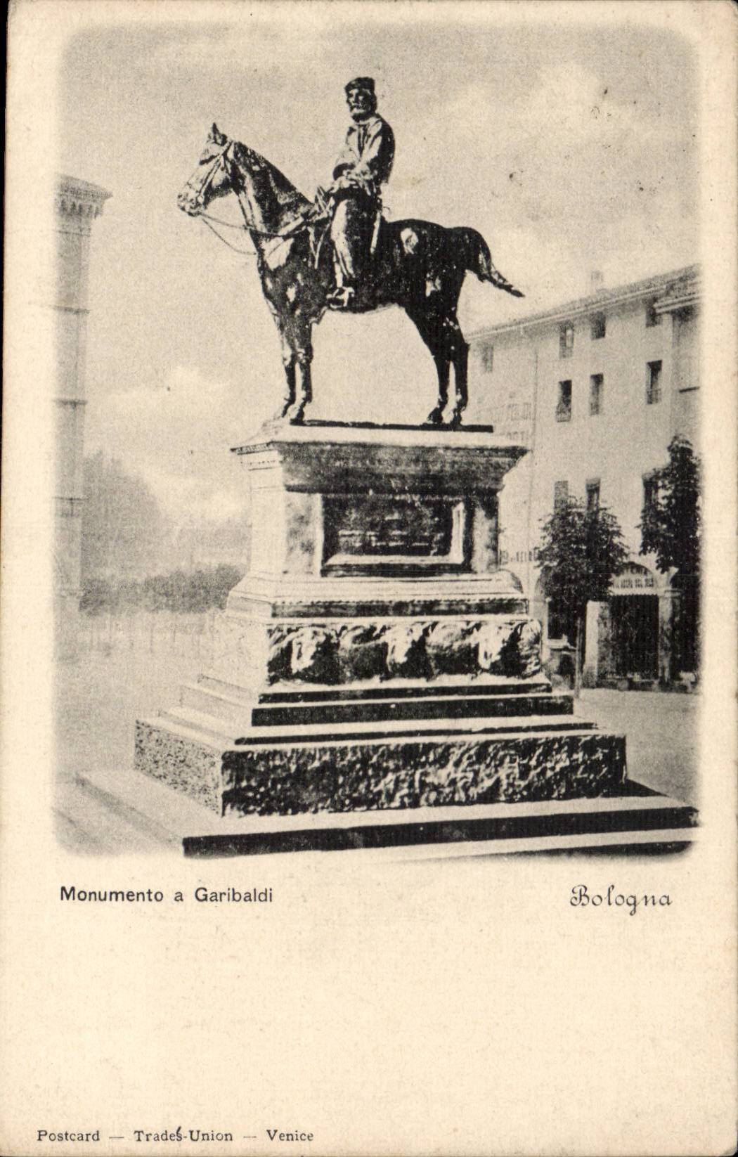 Italia - Italy - Italie - Bologna - Monumento a Garibaldi - CPA 