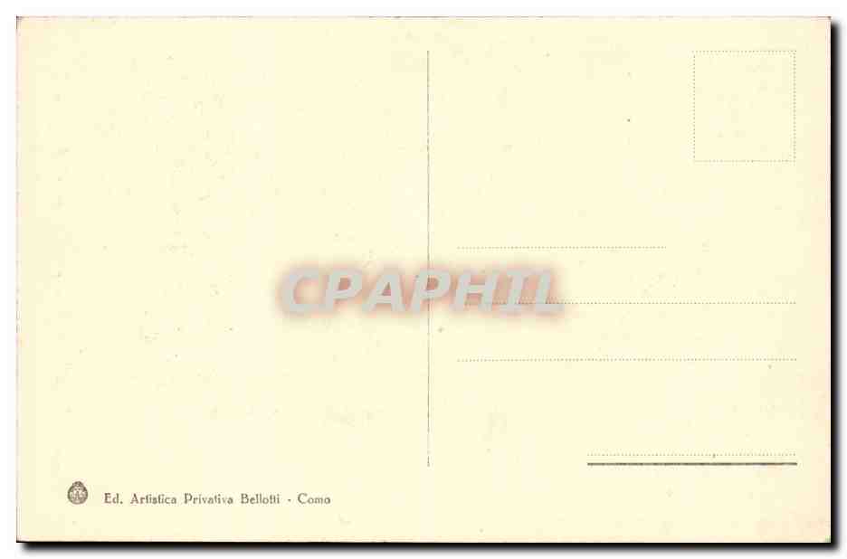 Italia - Italy - Italie - Como - Cattedrale - CPA  — Back