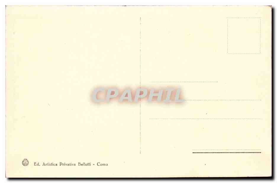 Italia - Italy - Italie - Como - Cattedrale - Porto della Roma - CPA  — Rückseite