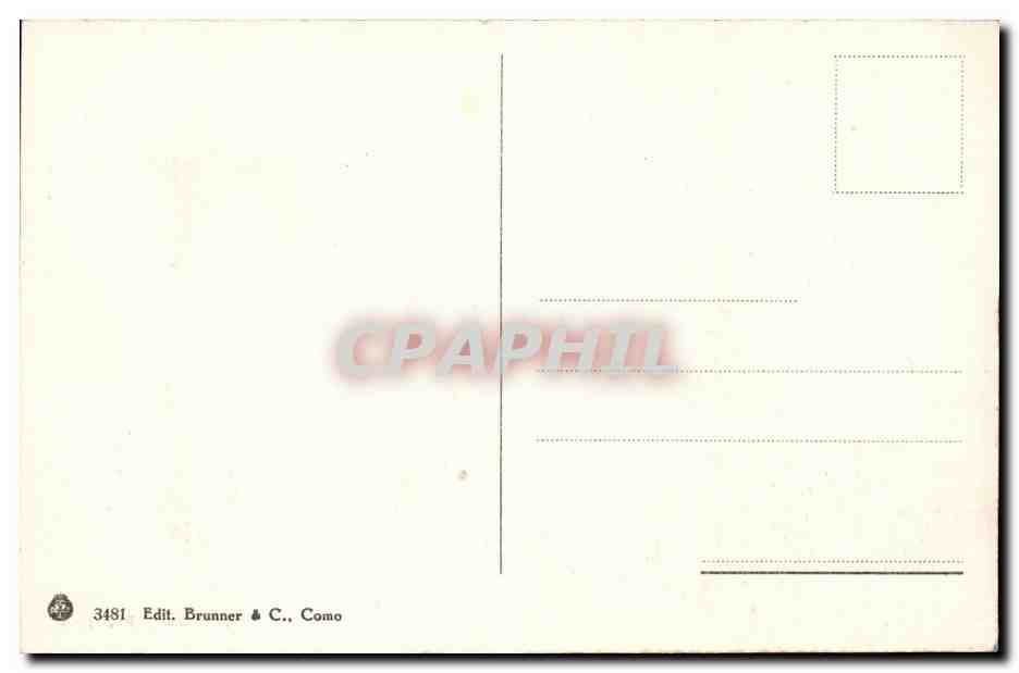 Italia - Italie - Italy - Milano - Il Duome - CPA  — Rückseite