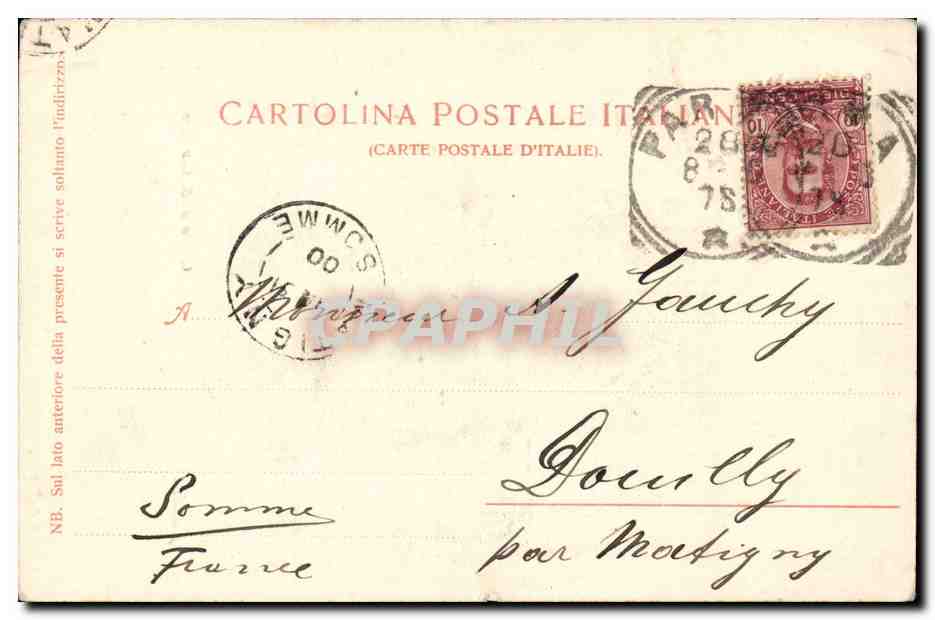 Italia - Italie - Italy - Milano - Dettaglio del duomo - CPA  — Rückseite