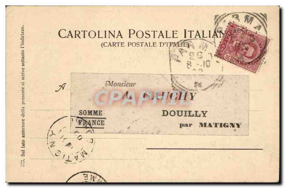 Italia - Italie - Italy - Parma - Il Battistero - CPA  — Rückseite