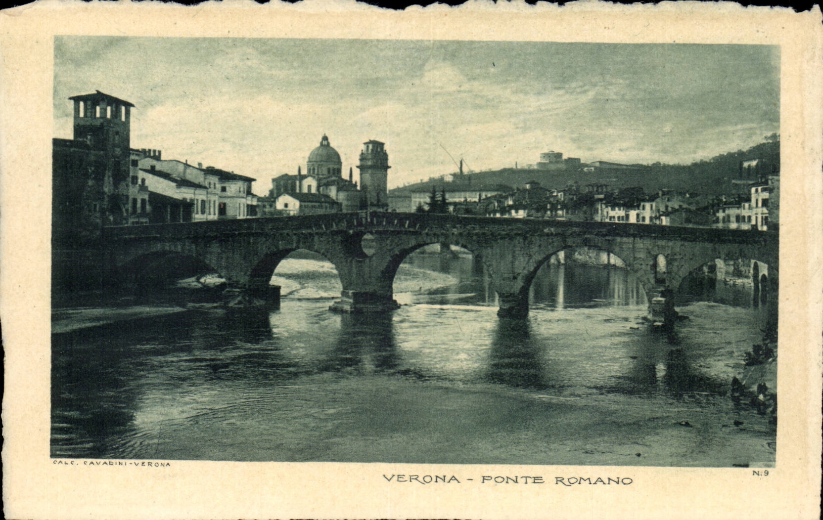 Italia - Italie - Italy - Verona - Ponte Romano - CPA 