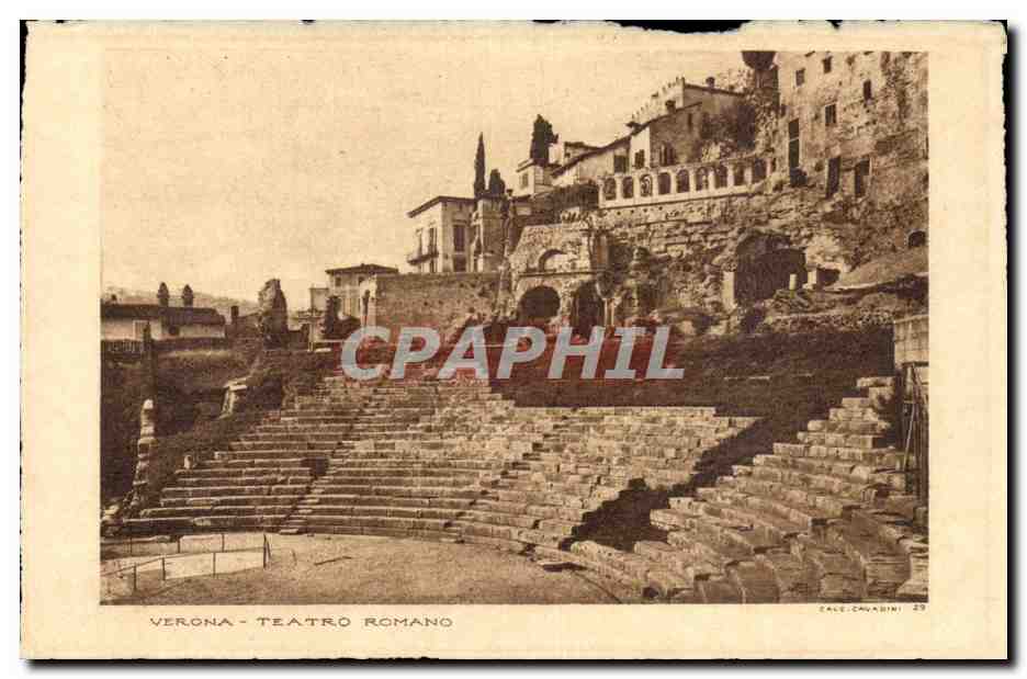 Italia - Italie - Italy - Verona - Teatro Romano - CPA 