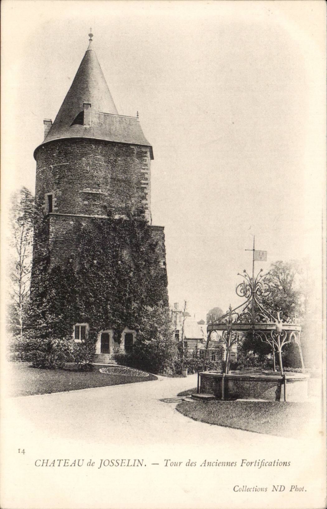 Château de Josselin — Tour des Anciennes Fortifications — Collections ND Phot.