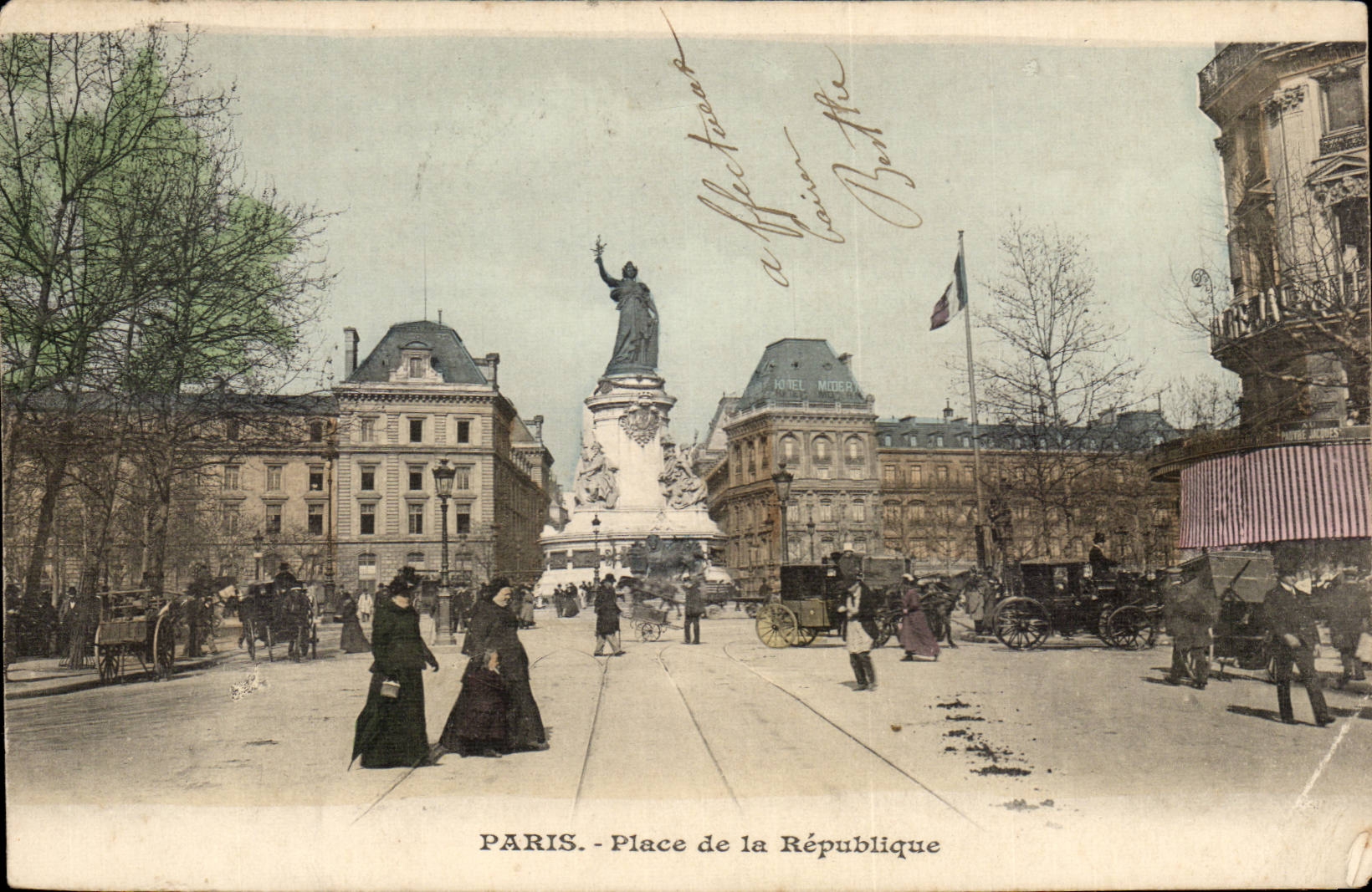 Paris CPA Place de la Republique