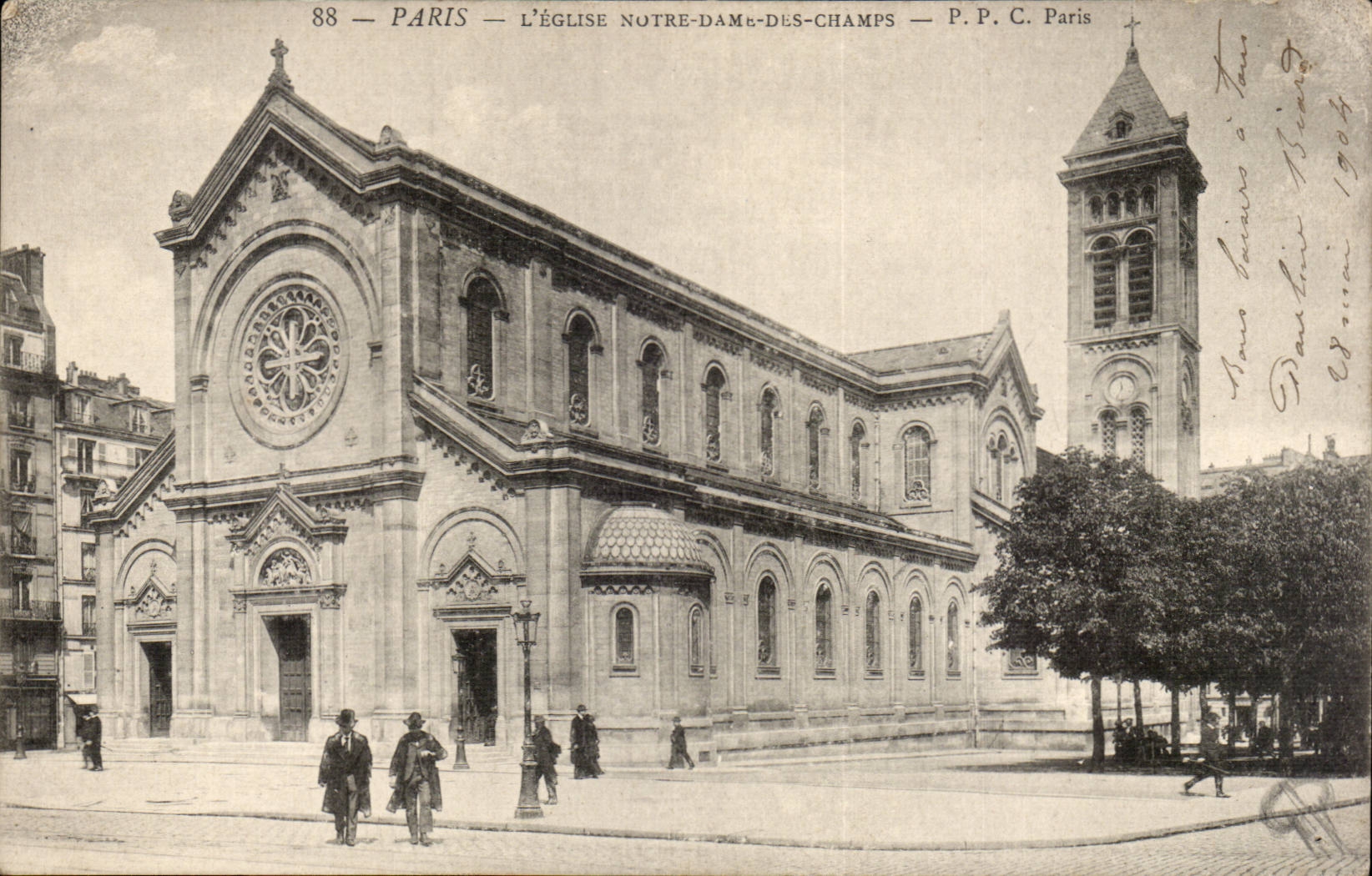 Paris CPA L'eglise Notre dame des Champs