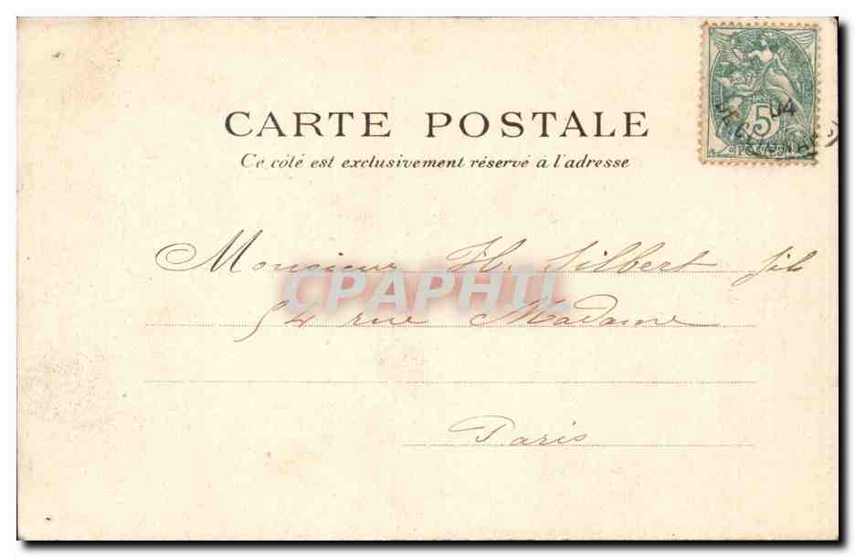 Paris CPA L'eglise Notre dame des Champs — Rückseite
