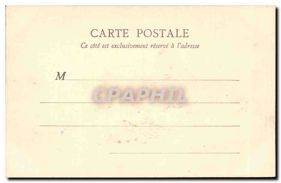 Paris CPA Pont Alexandre III — Verso