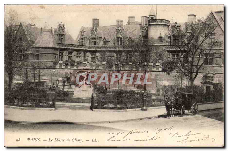 Paris CPA Musee de Cluny