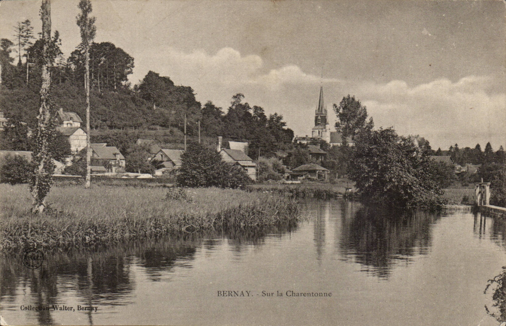 Bernay - Sur la Charentonne — Collection Walter, Bernay