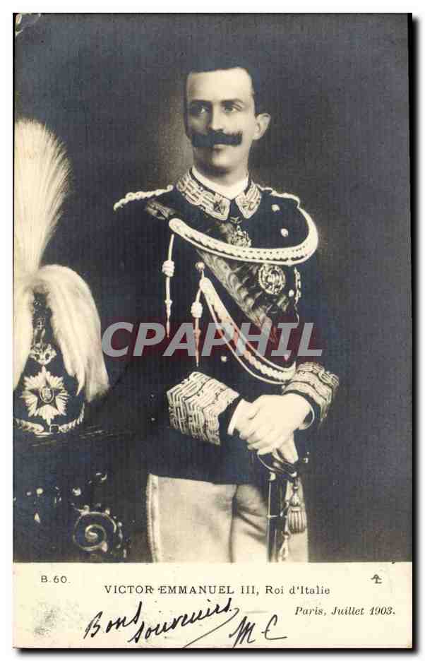 Victor-Emmanuel III, Roi d'Italie — Paris, Juillet 1903 — B.60