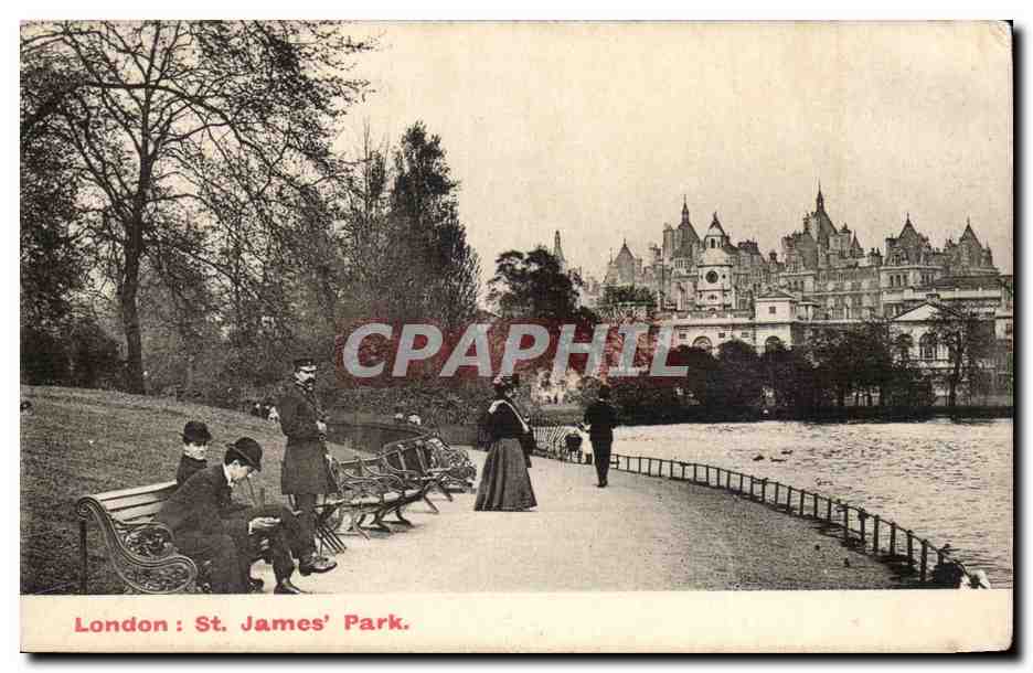 Grande Bretagne London Londres CPA St James' park