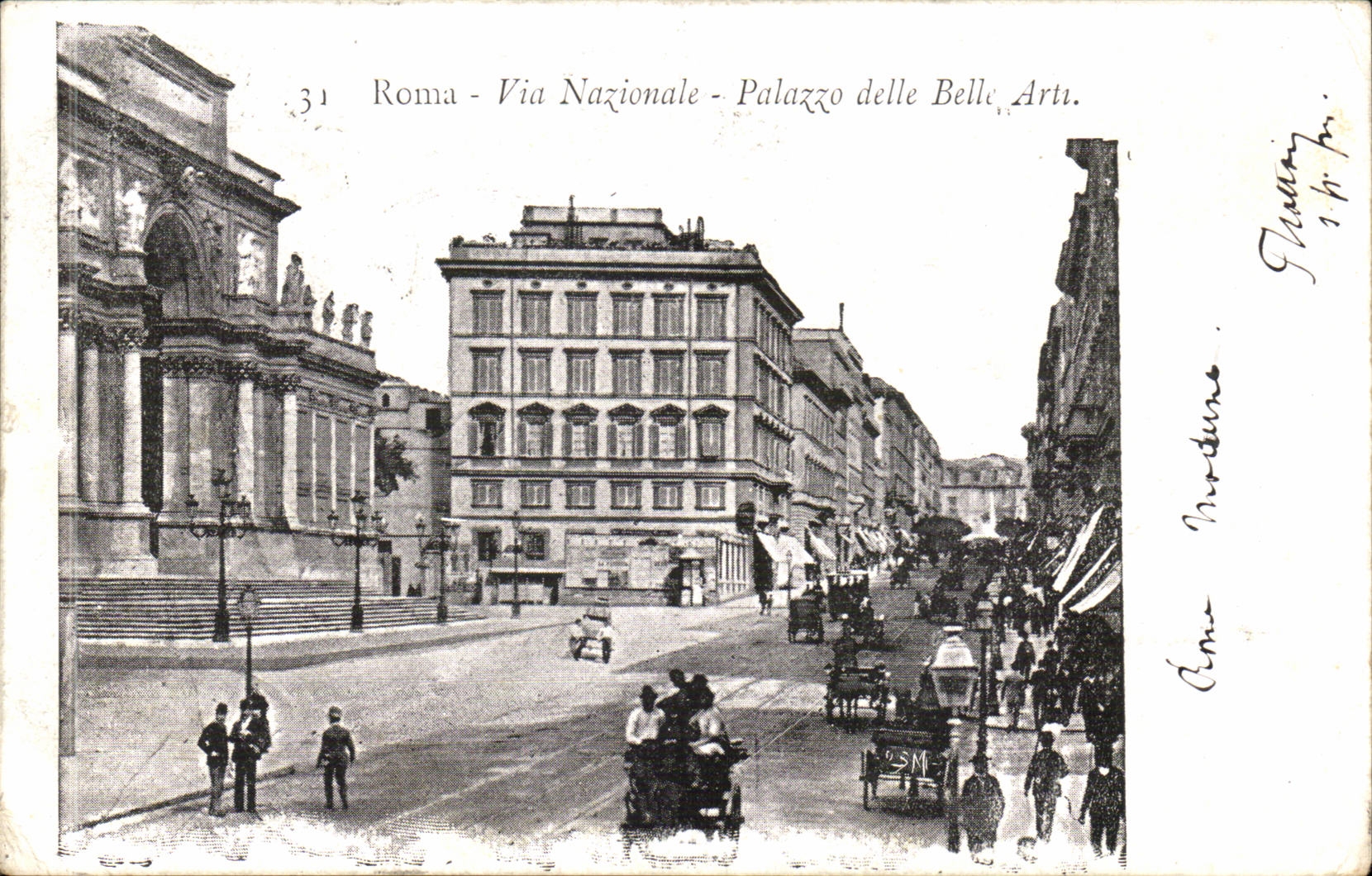 ITalie Italia Roma CPA Via Nazionale Palazzo delle Belle Arti