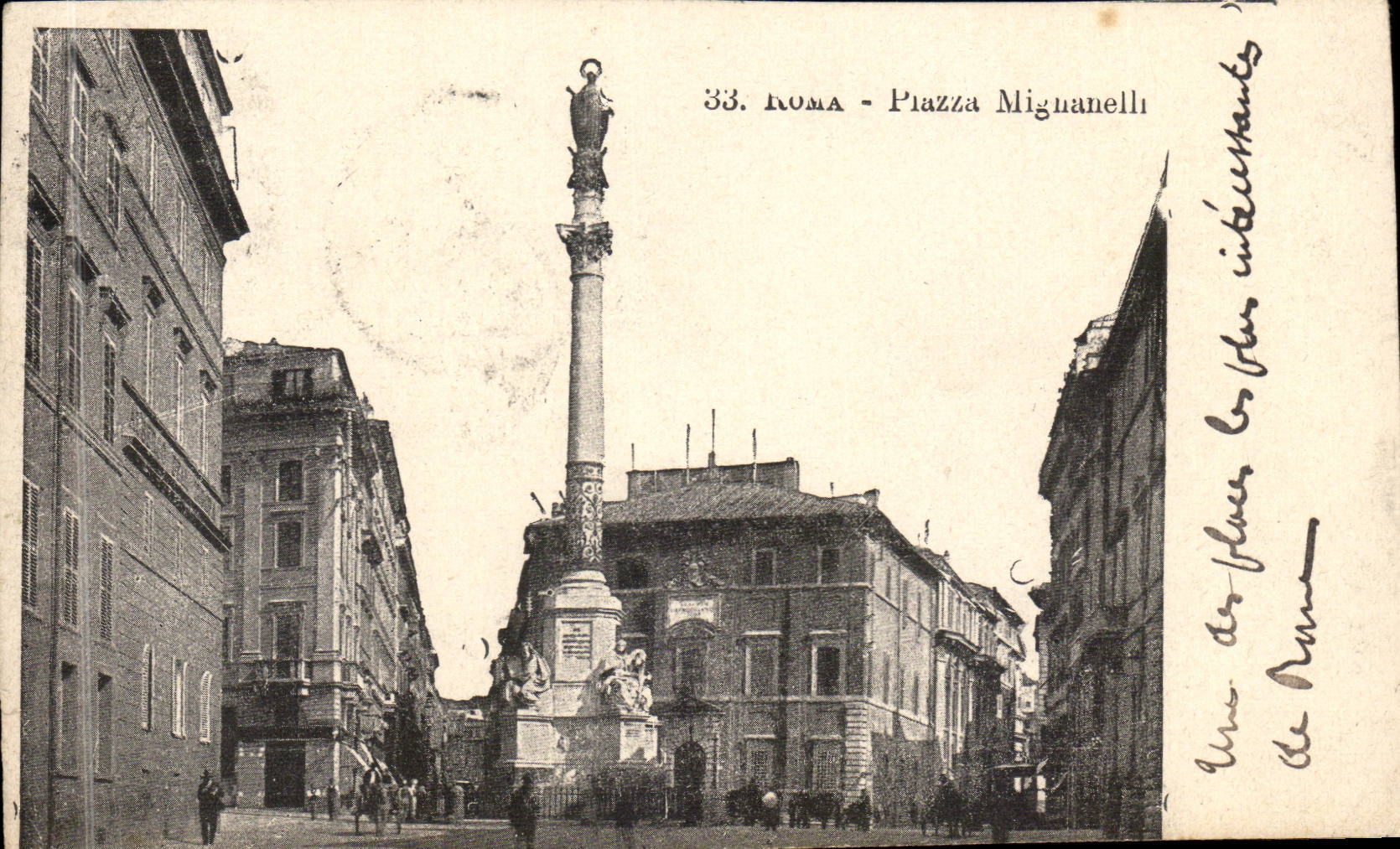 ITalie Italia Roma CPA Plazza Mignanelli