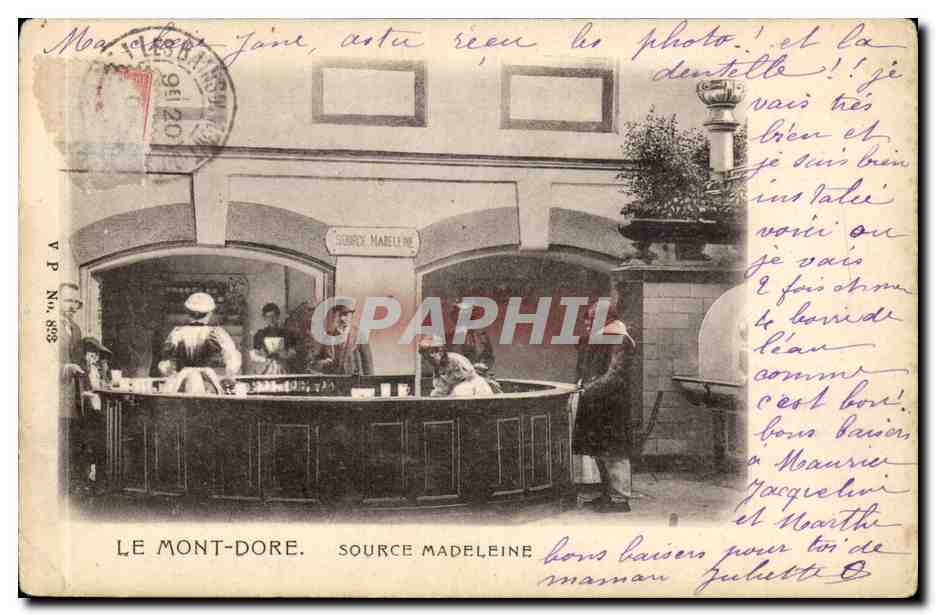 Le Mont-Dore - Source Madeleine — éditeur V.P. N° 568