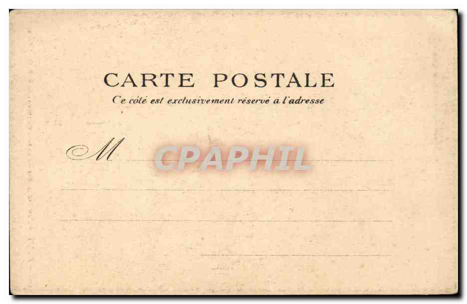 Paris CPA L'eglise Notre DAme des Victoires — Rückseite