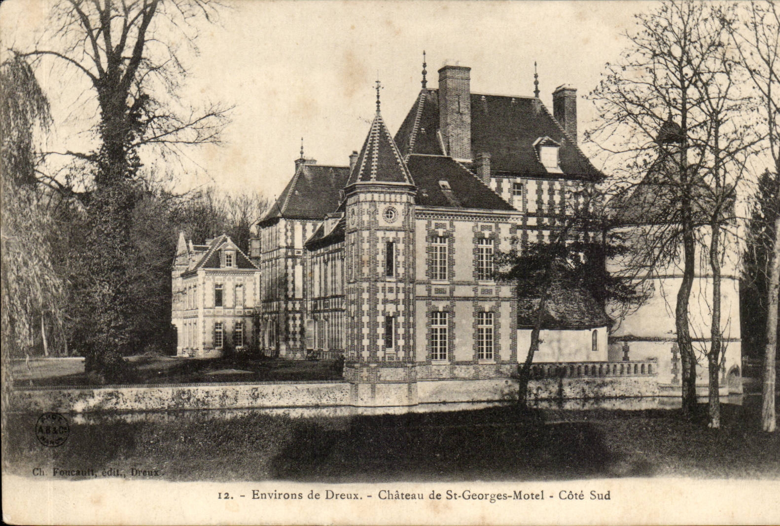 Environs de Dreux CPA Chateau de St Georges Motel Cote Sud