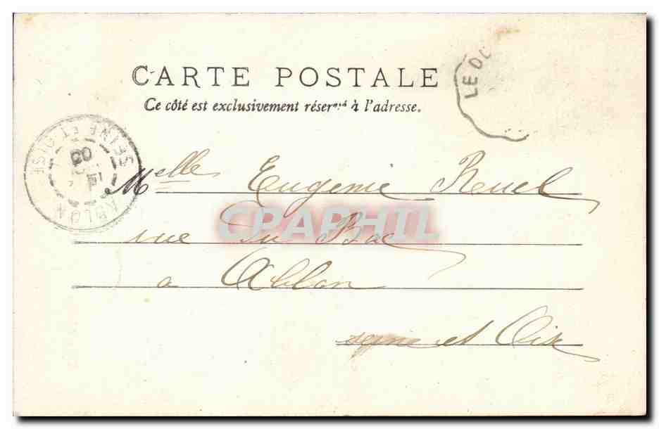 CPA Souvenir du Limousin Bebe Barbichet (folklore) — Rückseite