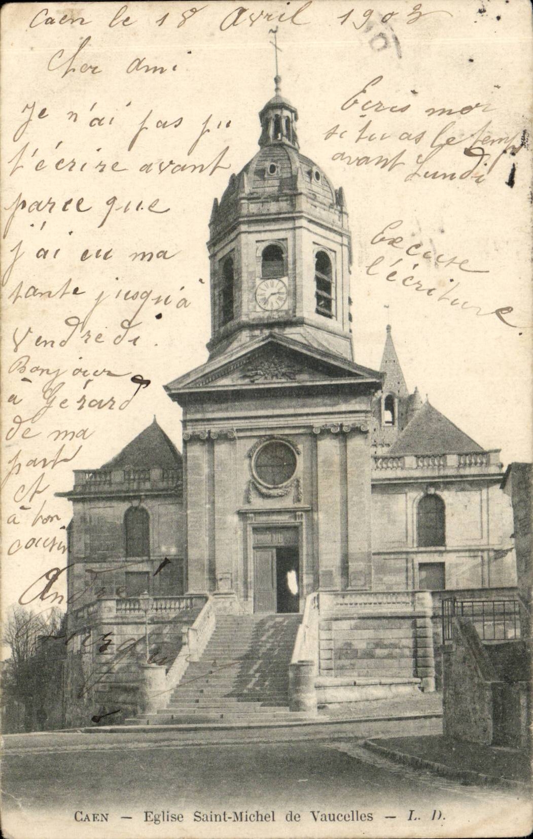 Caen CPA Eglise Saint Michel de Vaucelles