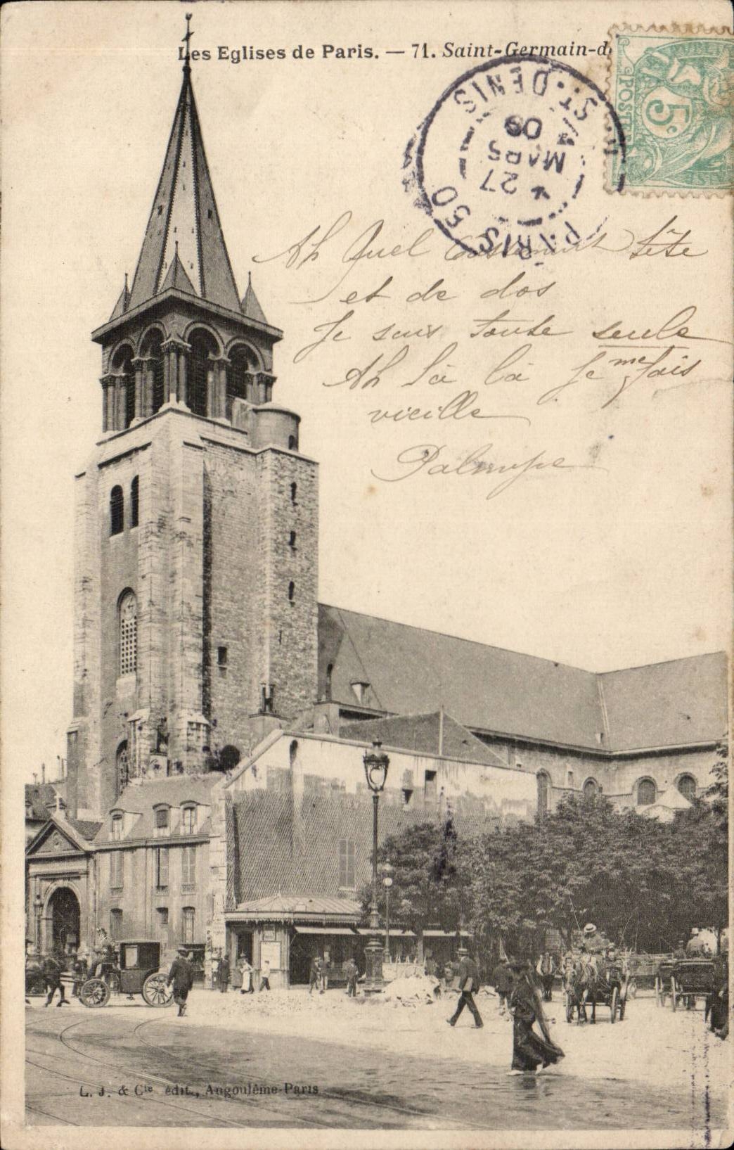 CPA Les eglises de Paris Saint Germain des Pres