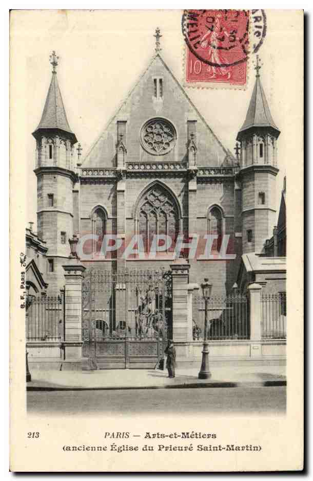 Paris CPA Arts et Metiers (ancienne eglise du prieure Saint Martin)