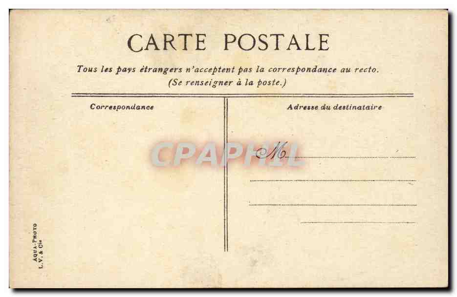 Le Havre CPA L'heure du bain — Rückseite