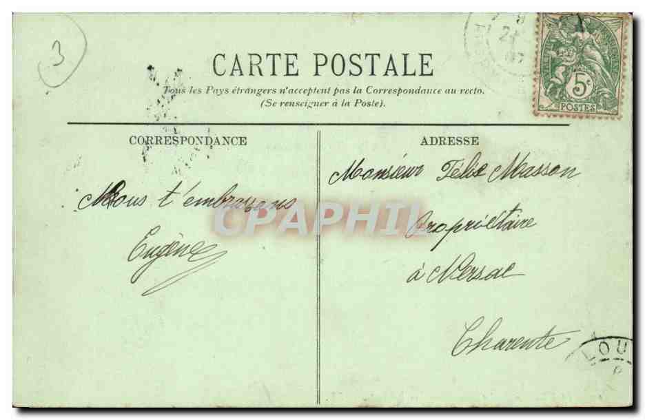 Lourdes CPA La grotte Les robinets — Verso