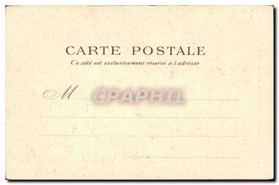 Paris CPA Eglise Saint Nicolas des Champs — Rückseite