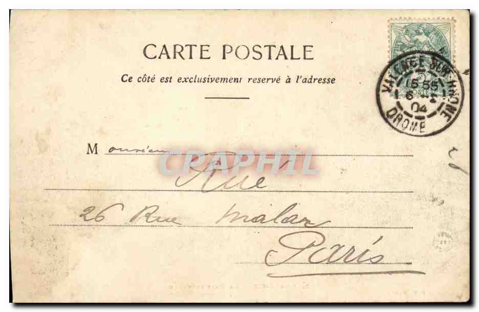 Valence - Le Pont suspendu — Collection P.P., Rhône, n°2 — Reverso