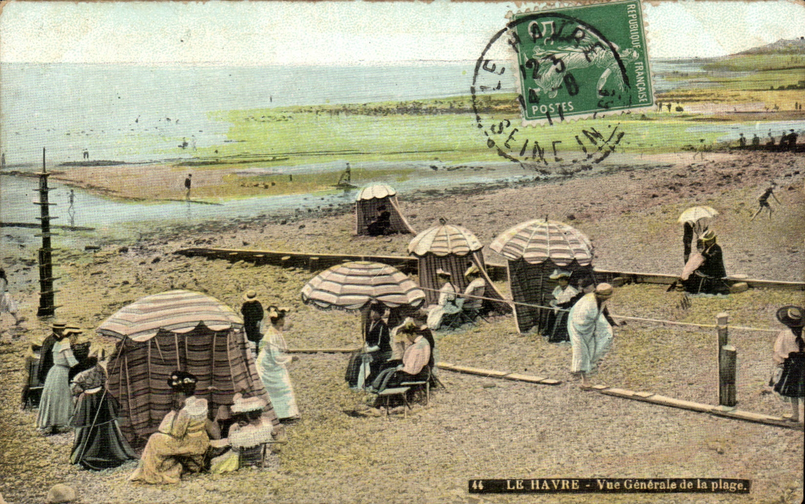Le Havre CPa Vue generale de la plage