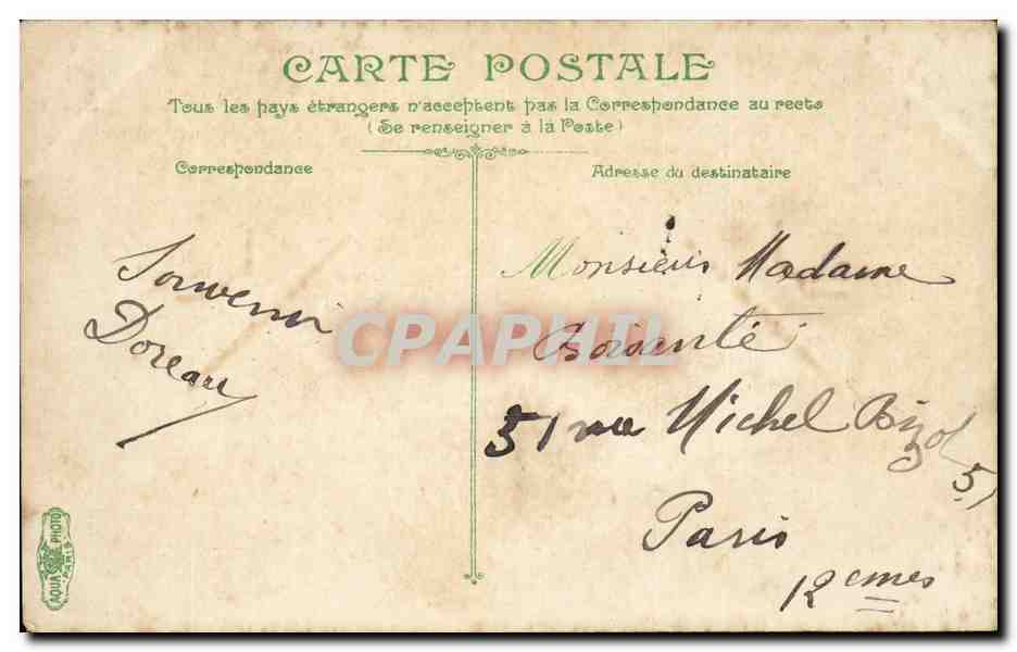 Le Havre CPa Vue generale de la plage — Rückseite