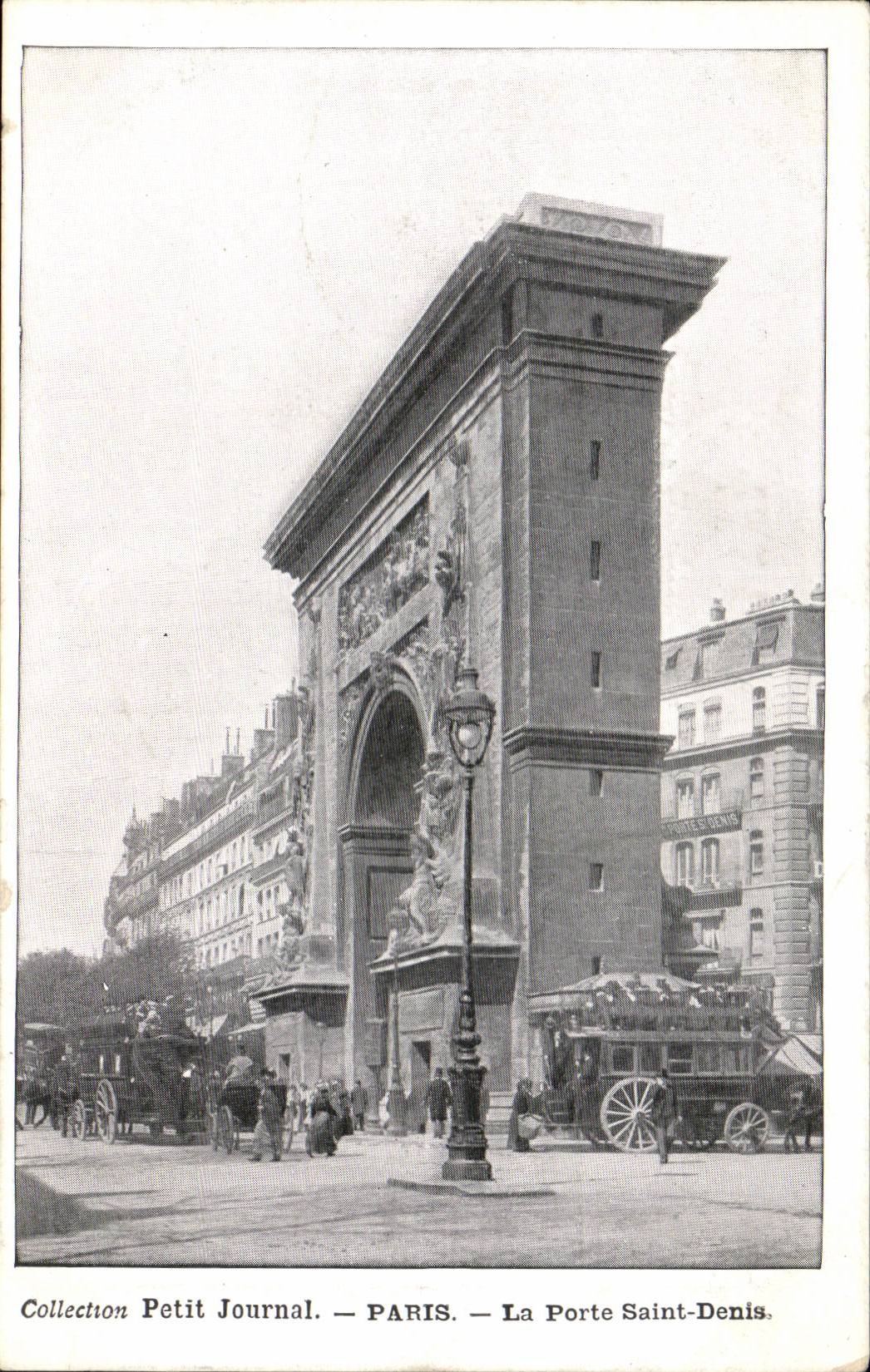 Paris CPA Porte Saint Denis