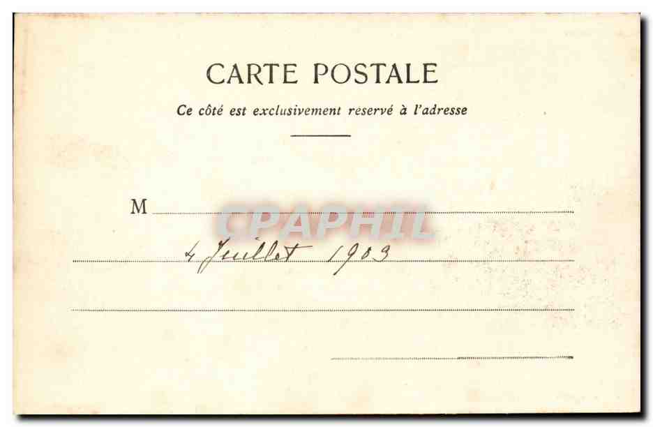 CPA Du Pouliguen au CRoisic Une maison de sel — Back