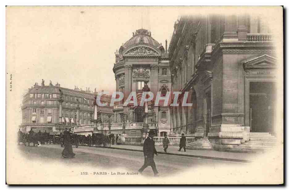 Paris CPA La rue Auber