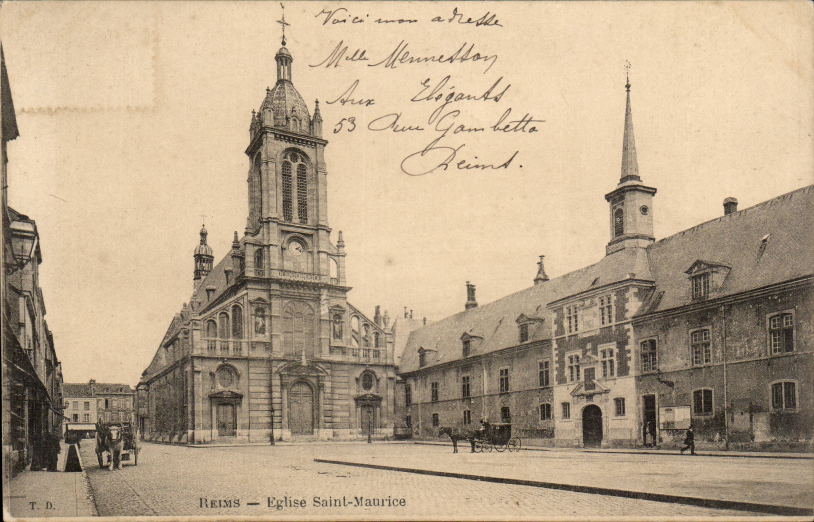 Reims — Kirche Saint-Maurice — T.D.