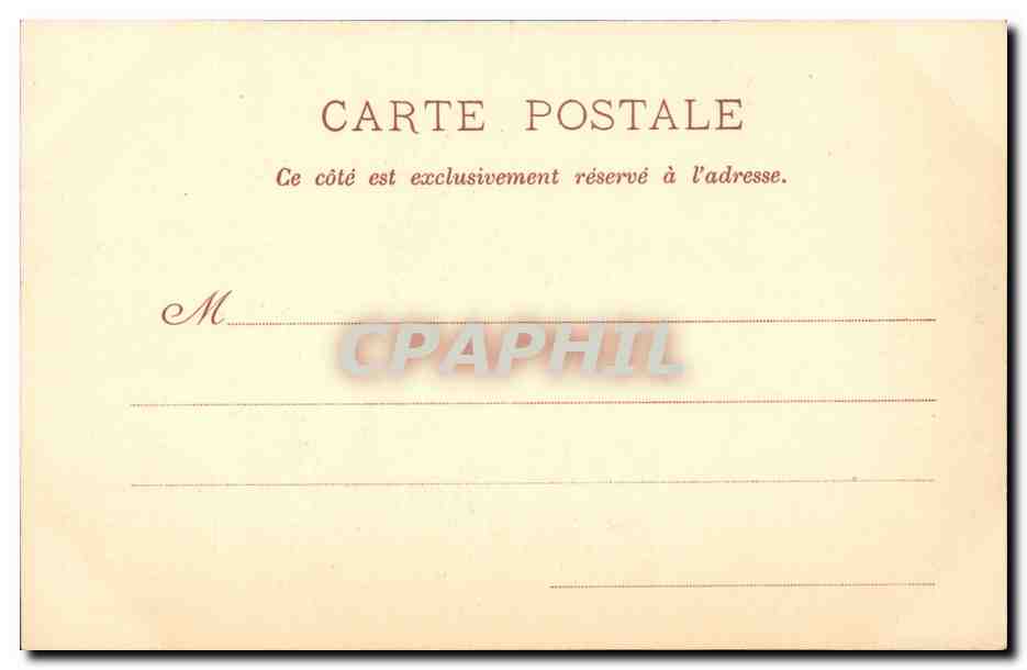 Bois de Boulogne CPA Chalet dy Cycle — Rückseite