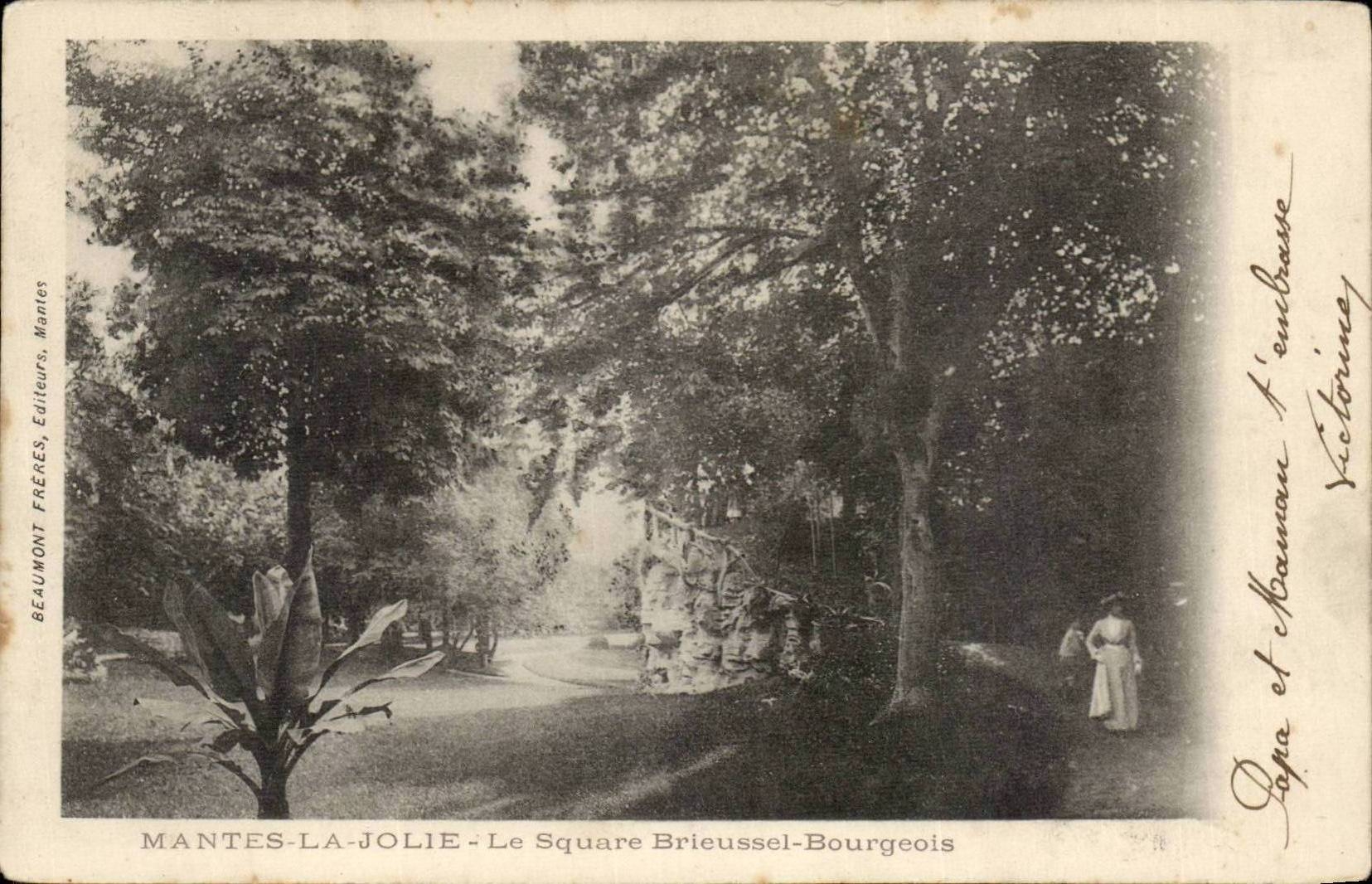 Mantes-la-Jolie - Le Square Brieussel-Bourgeois — Beaumont Frères, Mantes