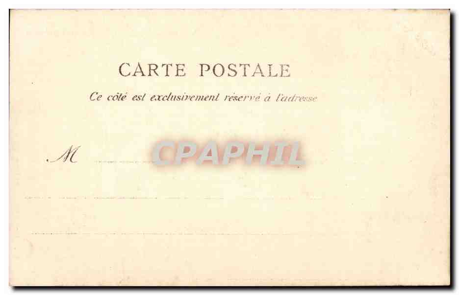 Paris CPA Place VEndome — Rückseite
