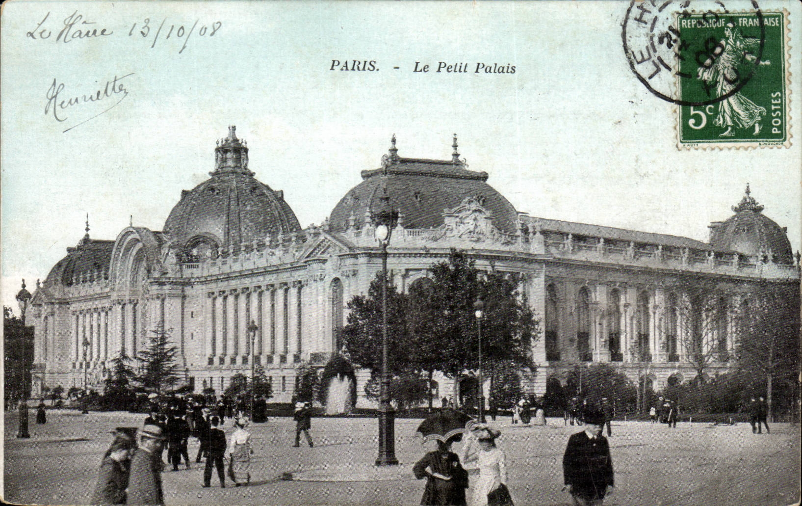 Paris CPA Le petit palais
